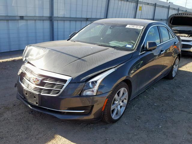 1G6AA5RA6G0114477 - 2016 CADILLAC ATS GRAY photo 2