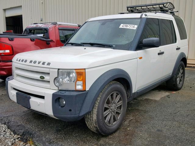 SALAE25478A455469 - 2008 LAND ROVER LR3 SE WHITE photo 2