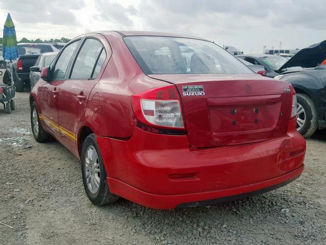 JS2YC5A31C6304252 - 2012 SUZUKI SX4 LE RED photo 3