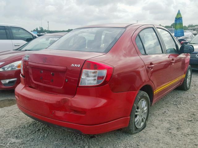 JS2YC5A31C6304252 - 2012 SUZUKI SX4 LE RED photo 4