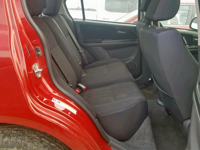 JS2YC5A31C6304252 - 2012 SUZUKI SX4 LE RED photo 6