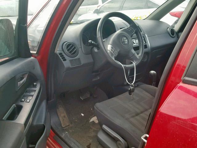 JS2YC5A31C6304252 - 2012 SUZUKI SX4 LE RED photo 9