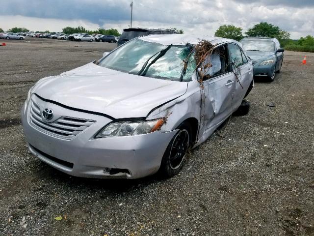4T1BE46K28U247563 - 2008 TOYOTA CAMRY CE SILVER photo 2