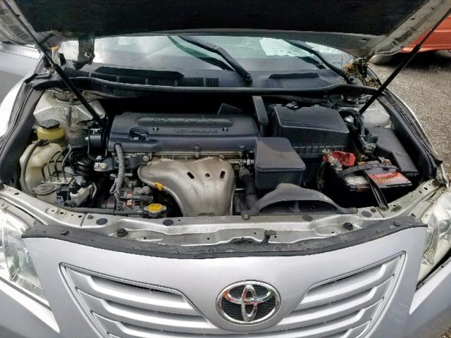 4T1BE46K28U247563 - 2008 TOYOTA CAMRY CE SILVER photo 7