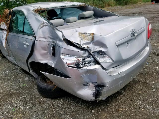 4T1BE46K28U247563 - 2008 TOYOTA CAMRY CE SILVER photo 9