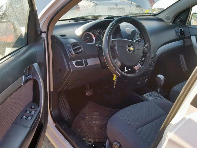 KL1TD56658B158707 - 2008 CHEVROLET AVEO BASE Ağ foto 9
