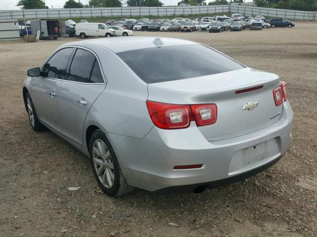 1G11H5SA3DF174639 - 2013 CHEVROLET MALIBU LTZ SILVER photo 3