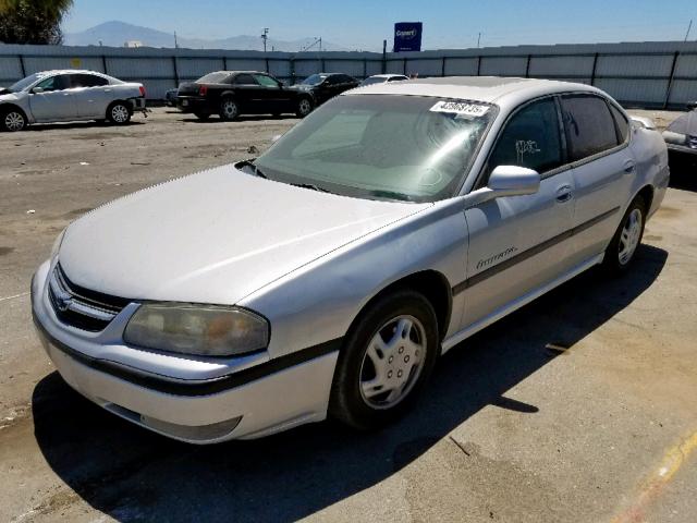 2G1WH52K539153345 - 2003 CHEVROLET IMPALA LS SILVER photo 2