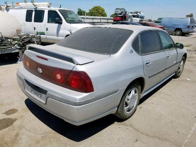 2G1WH52K539153345 - 2003 CHEVROLET IMPALA LS SILVER photo 4