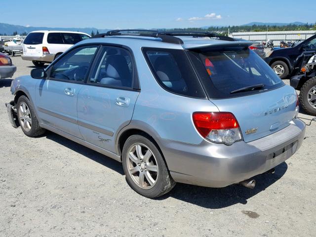 JF1GG68505H810868 - 2005 SUBARU IMPREZA OU BLUE photo 3