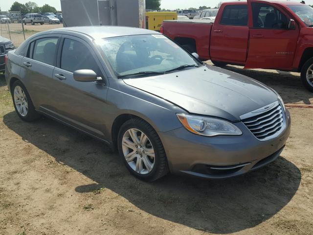 1C3CCBAB5DN761555 - 2013 CHRYSLER 200 LX GRAY photo 1