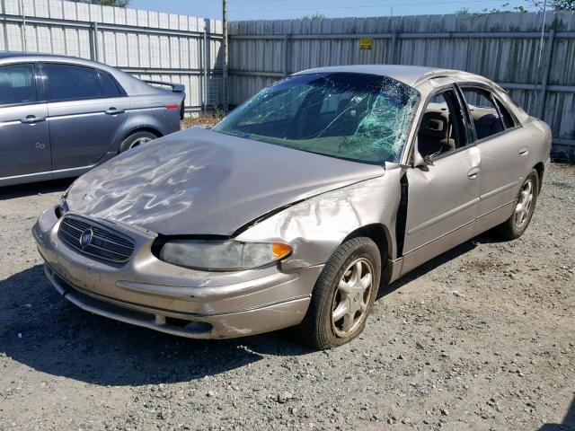 2G4WB55K321106988 - 2002 BUICK REGAL LS SILVER photo 2