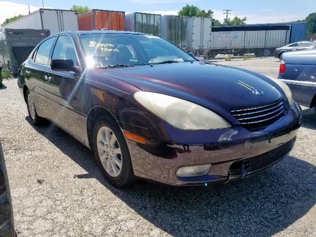 JTHBF30G530132518 - 2003 LEXUS ES 300 MAROON photo 1