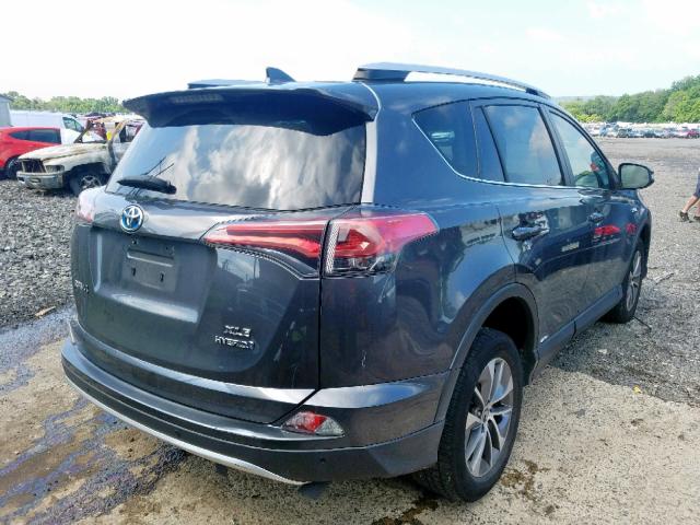 JTMRJREV9GD004614 - 2016 TOYOTA RAV4 HV XL GRAY photo 4