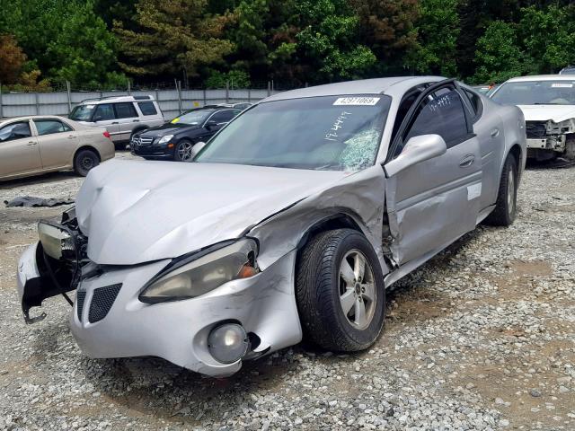 2G2WP582X61187192 - 2006 PONTIAC GRAND PRIX SILVER photo 2