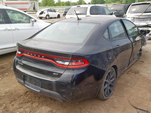 1C3CDFBA6DD332568 - 2013 DODGE DART SXT BLACK photo 4