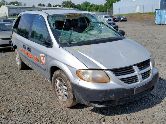 1D4GP25R47B244247 - 2007 DODGE CARAVAN SE SILVER photo 1