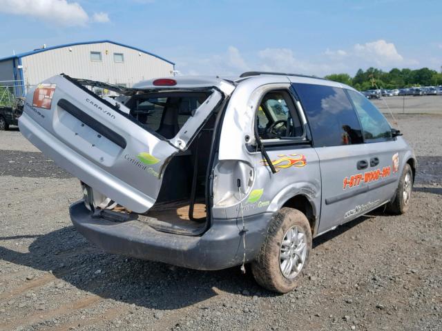 1D4GP25R47B244247 - 2007 DODGE CARAVAN SE SILVER photo 4