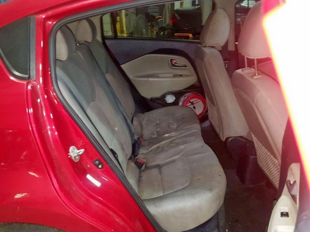 KNADM4A32F6489803 - 2015 KIA RIO LX RED photo 6