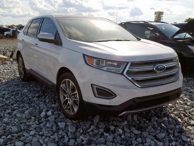 2FMPK3K80GBC40103 - 2016 FORD EDGE TITAN WHITE photo 1