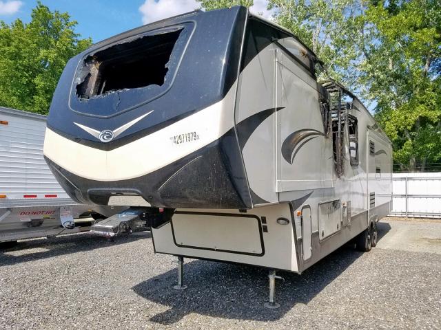 4YDF3612XK2510767 - 2019 COUG 5TH WHEEL TAN photo 2