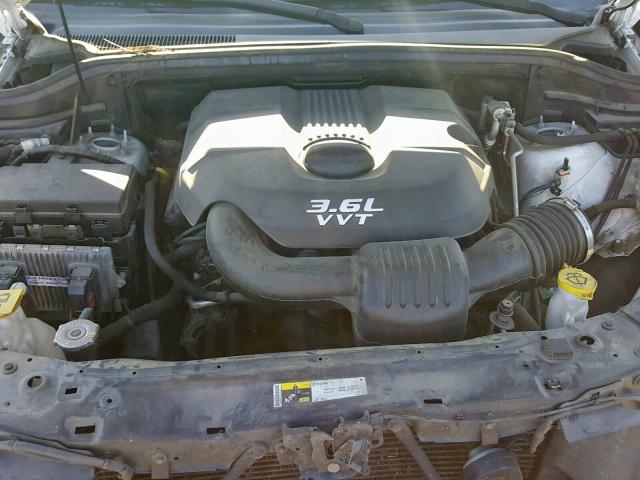 1C4RJEAG3EC124587 - 2014 JEEP GRAND CHER WHITE photo 7