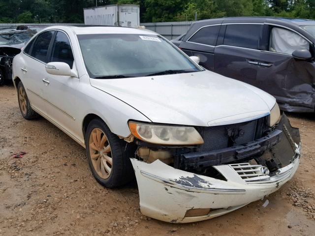 KMHFC46F37A223654 - 2007 HYUNDAI AZERA SE WHITE photo 1