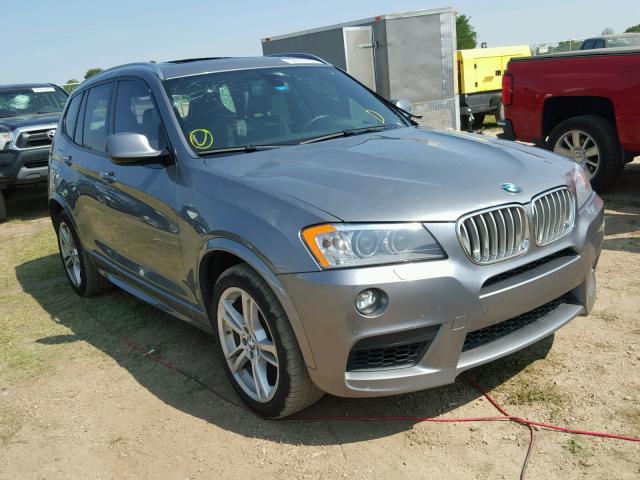 5UXWX7C58DL978206 - 2013 BMW X3 XDRIVE3 SILVER photo 1