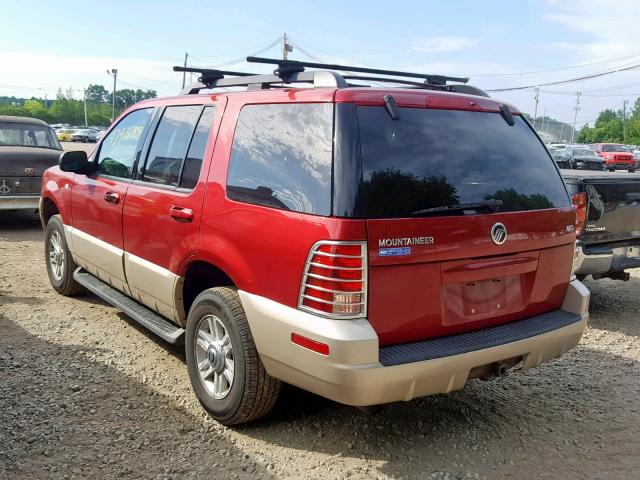 4M2ZU86EX5UJ14093 - 2005 MERCURY MOUNTAINEE RED photo 3