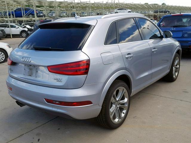 WA1GFCFS7FR013558 - 2015 AUDI Q3 PRESTIG SILVER photo 4