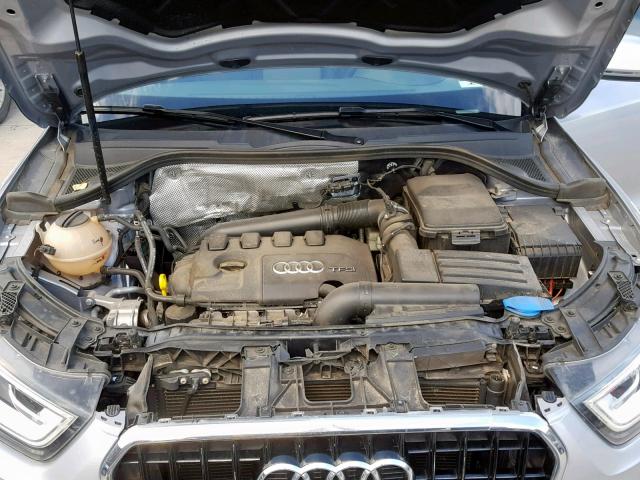 WA1GFCFS7FR013558 - 2015 AUDI Q3 PRESTIG SILVER photo 7