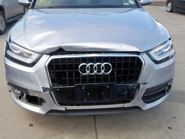 WA1GFCFS7FR013558 - 2015 AUDI Q3 PRESTIG SILVER photo 9