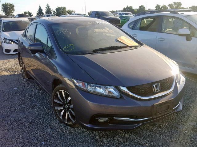 2HGFB2F97FH510728 - 2015 HONDA CIVIC EXL Grafit foto 1