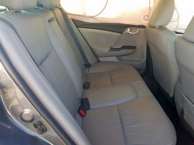 2HGFB2F97FH510728 - 2015 HONDA CIVIC EXL Grafit foto 6