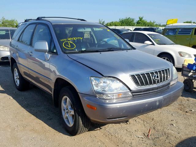 JTJHF10U620243774 - 2002 LEXUS RX 300 SILVER photo 1