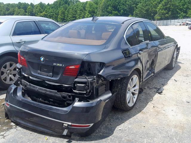 WBA5B1C52FD920482 - 2015 BMW 535 I GRAY photo 4