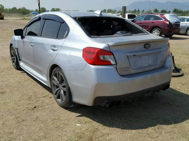 JF1VA1J66G9817223 - 2016 SUBARU WRX LIMITE SILVER photo 3