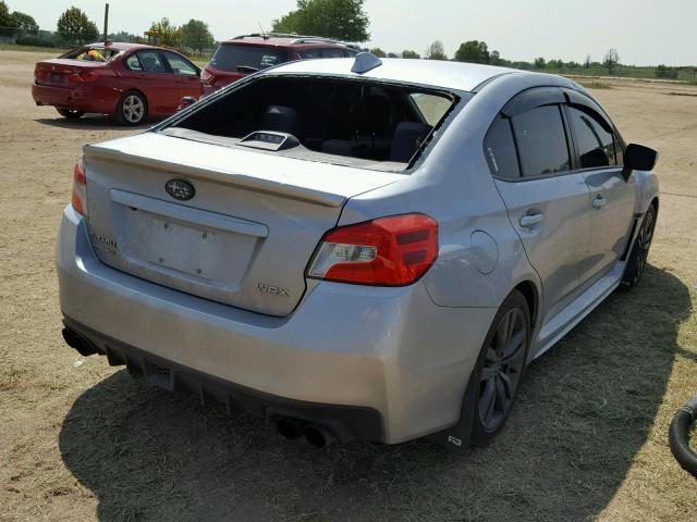 JF1VA1J66G9817223 - 2016 SUBARU WRX LIMITE SILVER photo 4