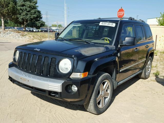 1J8FF48W08D604797 - 2008 JEEP PATRIOT LI BLACK photo 2