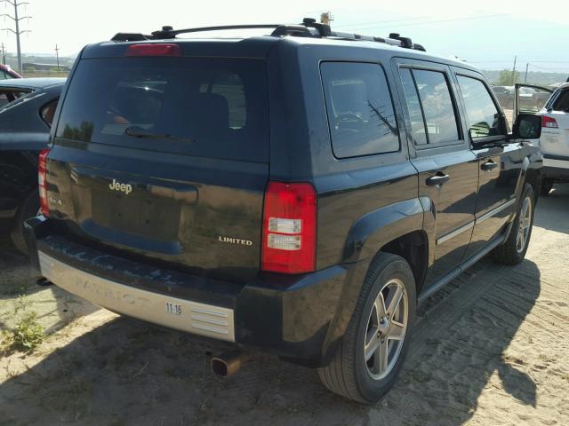 1J8FF48W08D604797 - 2008 JEEP PATRIOT LI BLACK photo 4