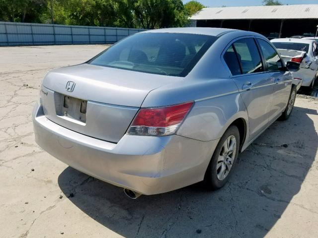 1HGCP2F47AA124312 - 2010 HONDA ACCORD LXP SILVER photo 4