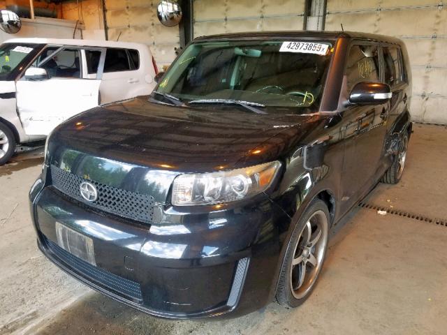 JTLKE50E181004104 - 2008 TOYOTA SCION XB 黑色 照片 2