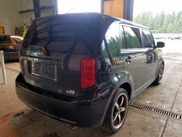 JTLKE50E181004104 - 2008 TOYOTA SCION XB 黑色 照片 4