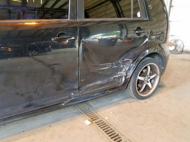 JTLKE50E181004104 - 2008 TOYOTA SCION XB 黑色 照片 9