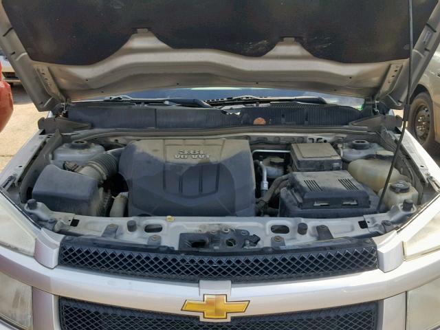 2CNDL537X86029485 - 2008 CHEVROLET EQUINOX SP SILVER photo 7