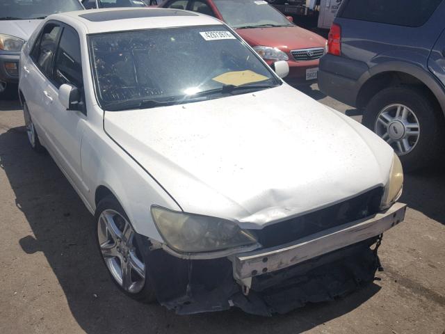 JTHBD192730068368 - 2003 LEXUS IS 300 WHITE photo 1