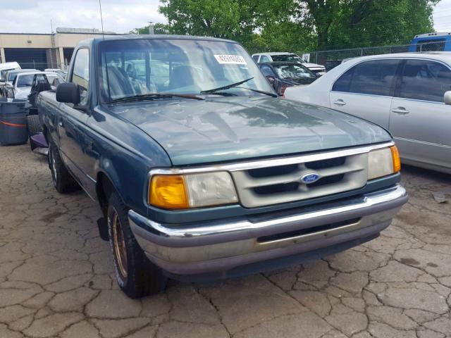 1FTCR10A5TUB47316 - 1996 FORD RANGER GREEN photo 1