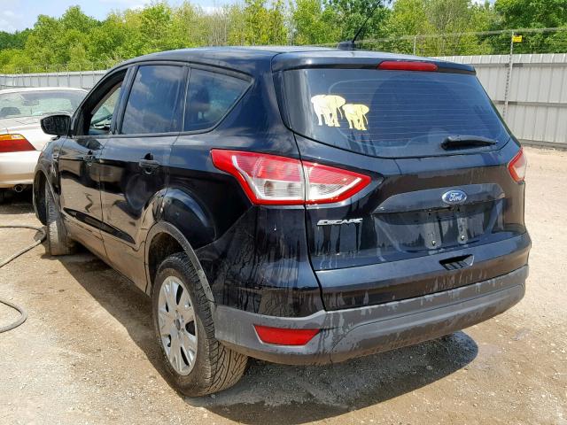 1FMCU0F70GUA63961 - 2016 FORD ESCAPE S BLACK photo 3