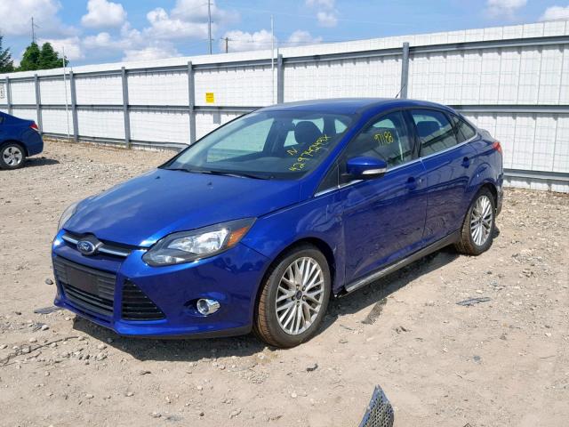 1FADP3J27EL246294 - 2014 FORD FOCUS TITA BLUE photo 2