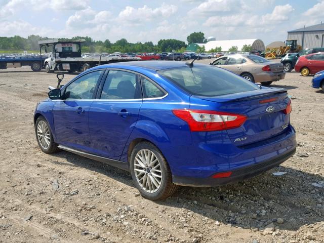 1FADP3J27EL246294 - 2014 FORD FOCUS TITA BLUE photo 3